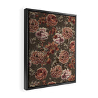 ORANGE LILY AND POPPY Framed Canvas Print Gallery Image 2