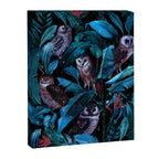 Owl and Leaf Garden Canvas Print Gallery Image 6