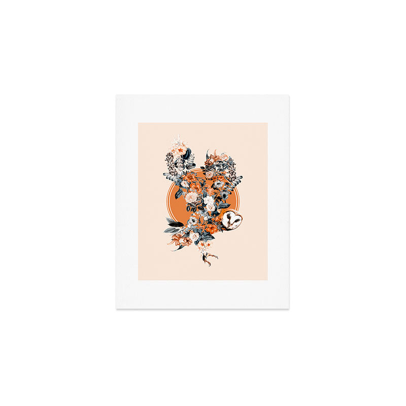 Owl Art Print Gallery Image 1