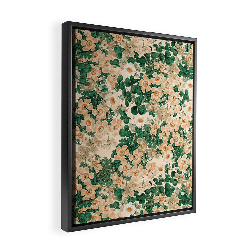 Oxalis Garden Framed Canvas Print Gallery Image 2