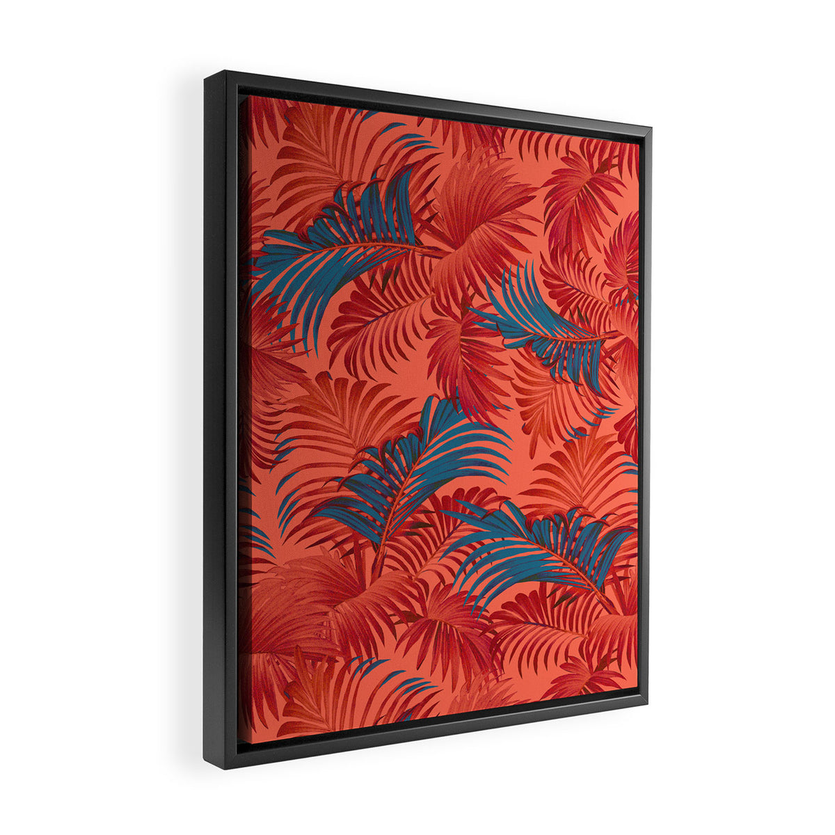 Pantone 16-1546 Framed Canvas Print Gallery Image 2