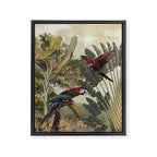 Parrot Garden Framed Canvas Print Gallery Image 6