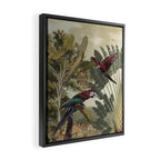 Parrot Garden Framed Canvas Print Gallery Image 2