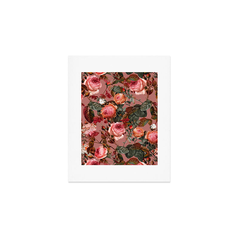 Pastel Floral Pattern Art Print Gallery Image 1