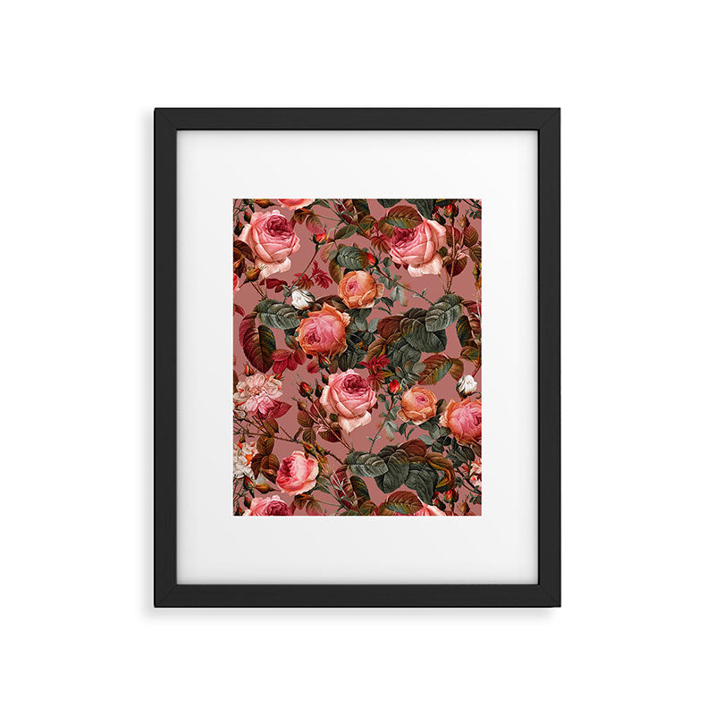 Pastel Floral Pattern Framed Art Print Gallery Image 6