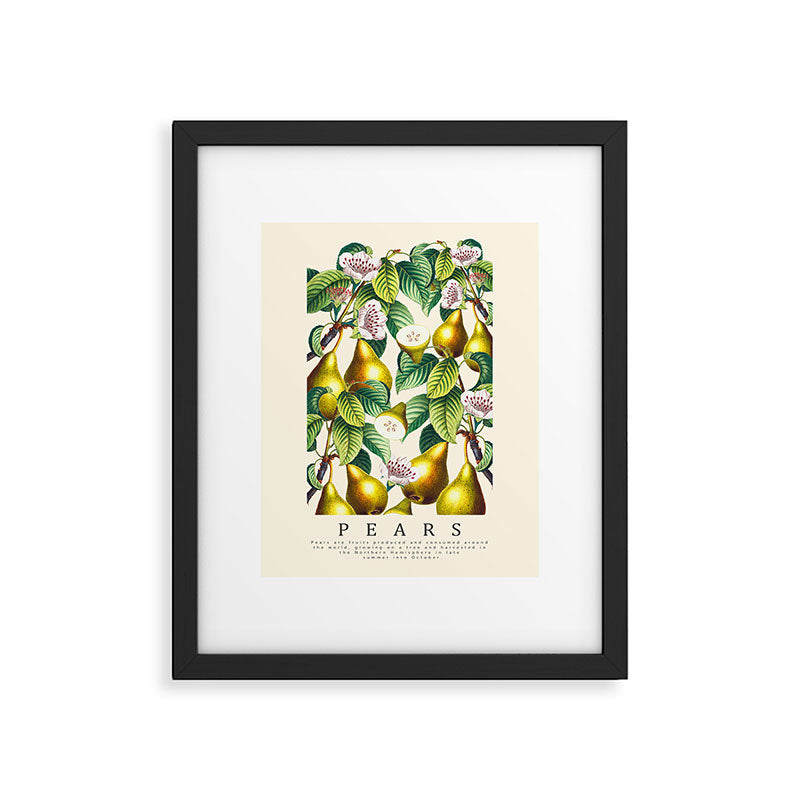 PEARS Framed Art Print Gallery Image 5