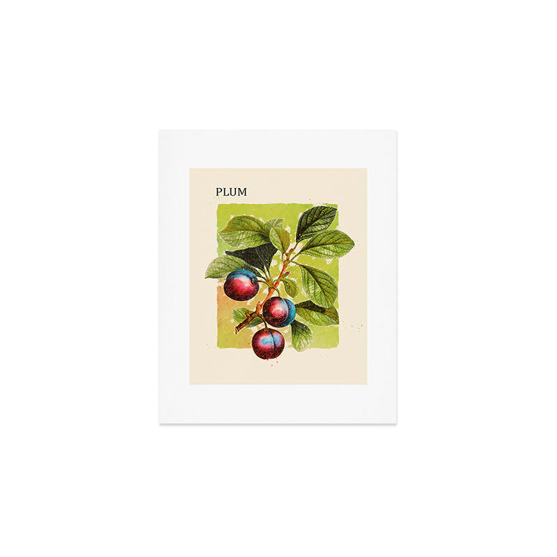 Plum Art Print Gallery Image 1