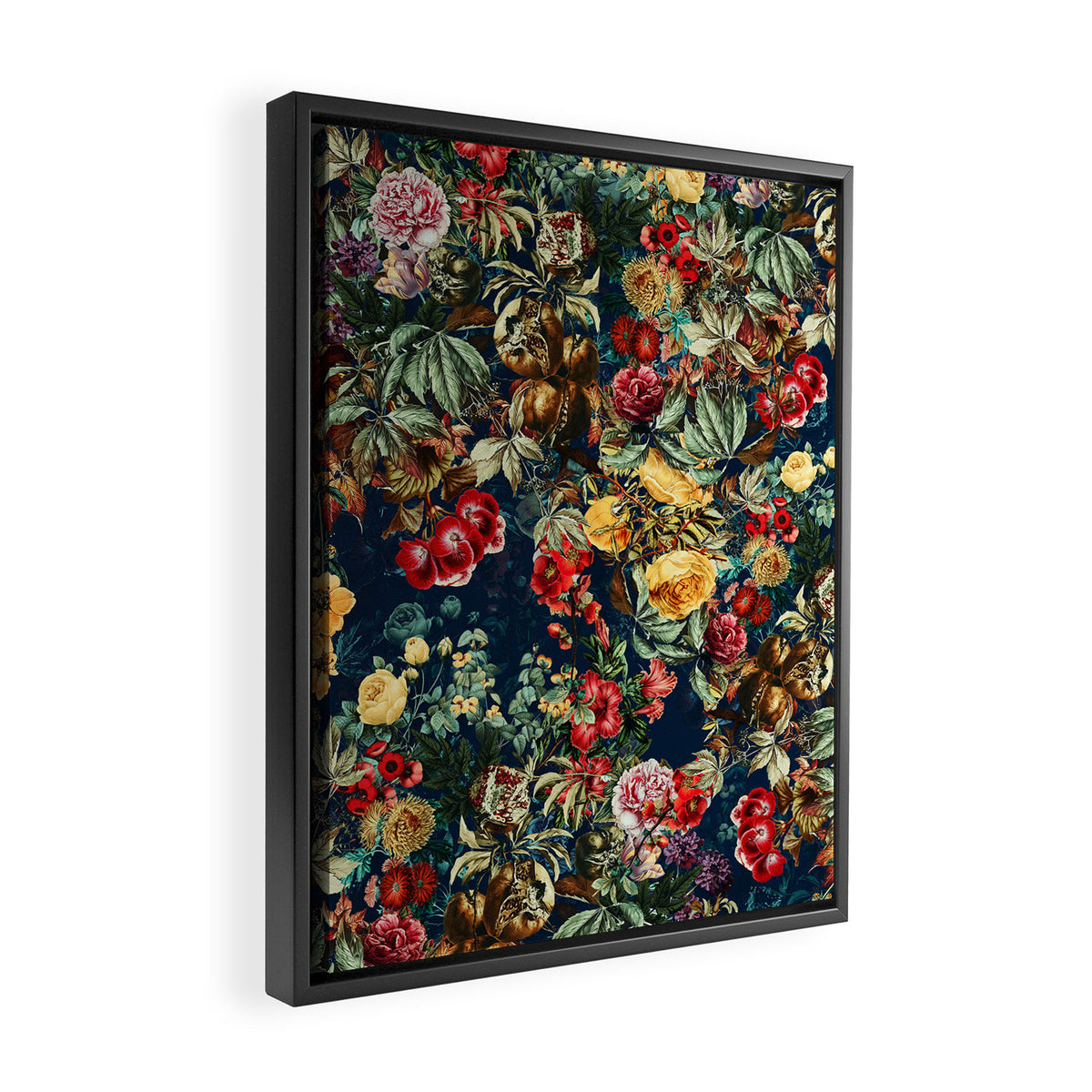 Pomegranate Garden Framed Canvas Print Gallery Image 2