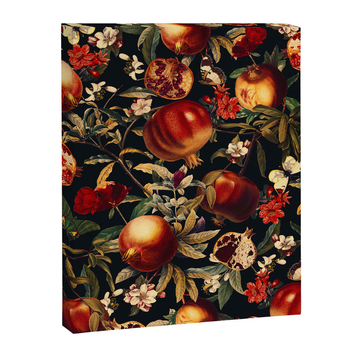 Pomegranate Garden II - Night Canvas Print Gallery Image 1