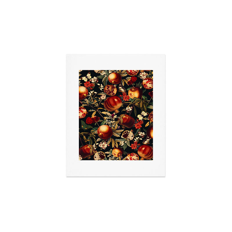 Pomegranate Garden II - Night Art Print Gallery Image 1