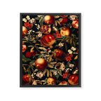 Pomegranate Garden II - Night Framed Canvas Print Gallery Image 6