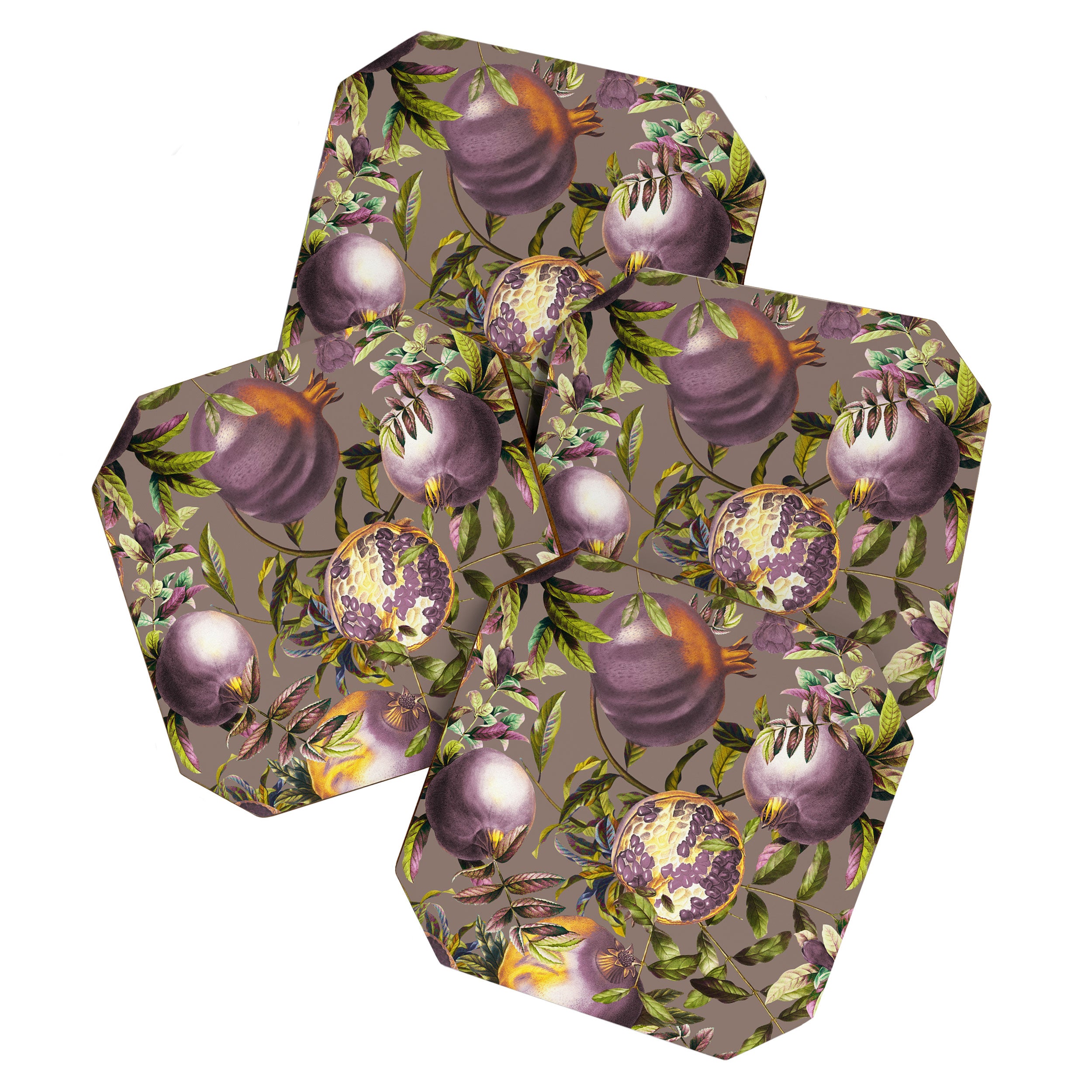 Pomegranate Garden III Coaster Gallery Image 1