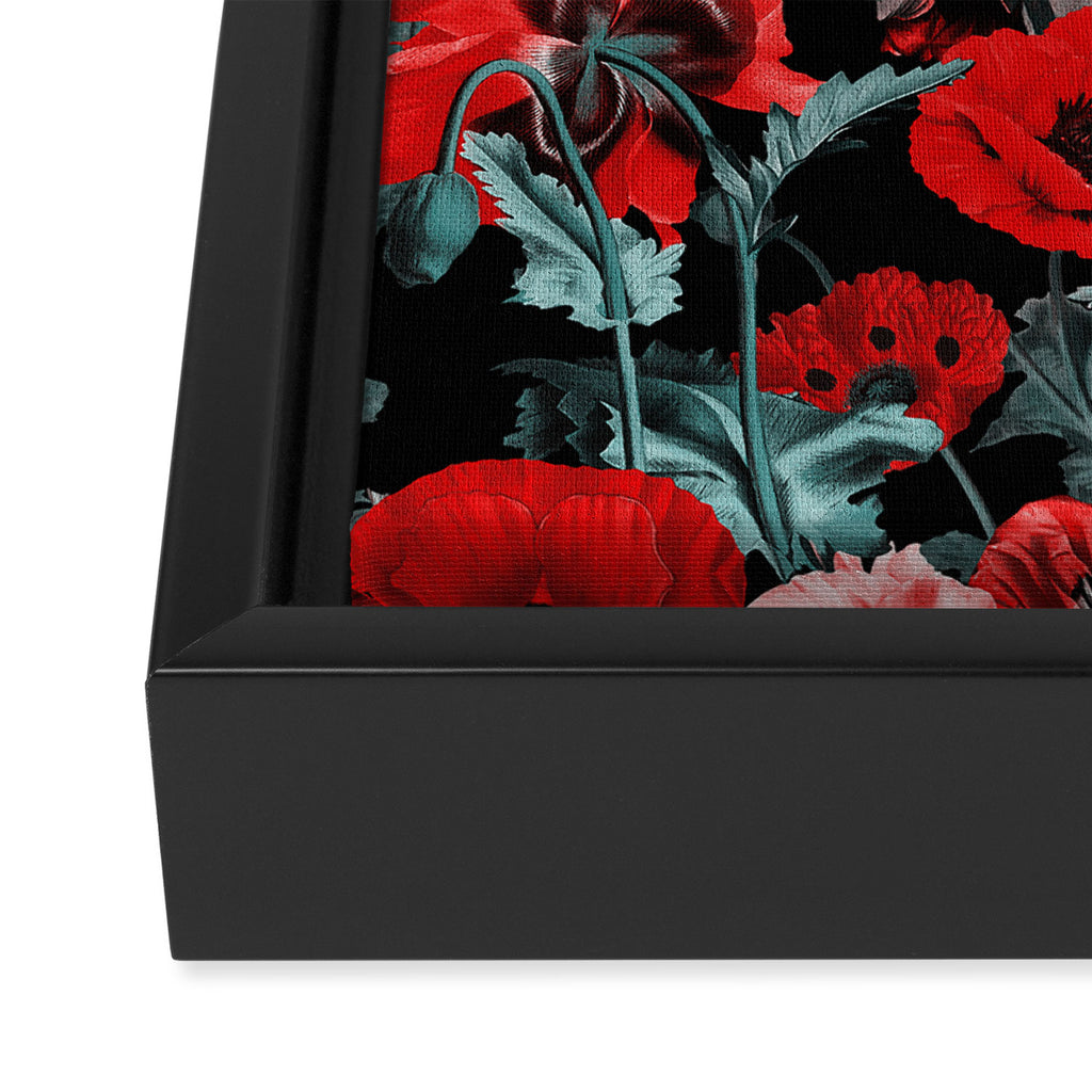 Poppy Garden Framed Canvas Print Gallery Image 3