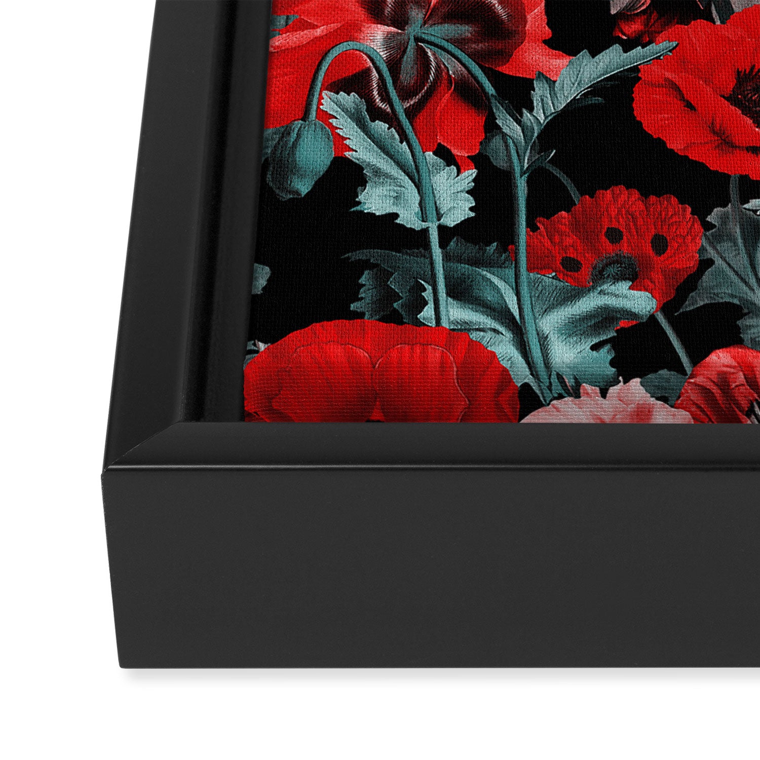 Poppy Garden Framed Canvas Print Gallery Image 3