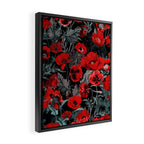 Poppy Garden Framed Canvas Print Gallery Image 2