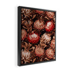 Protea Garden Night Framed Canvas Print Gallery Image 2