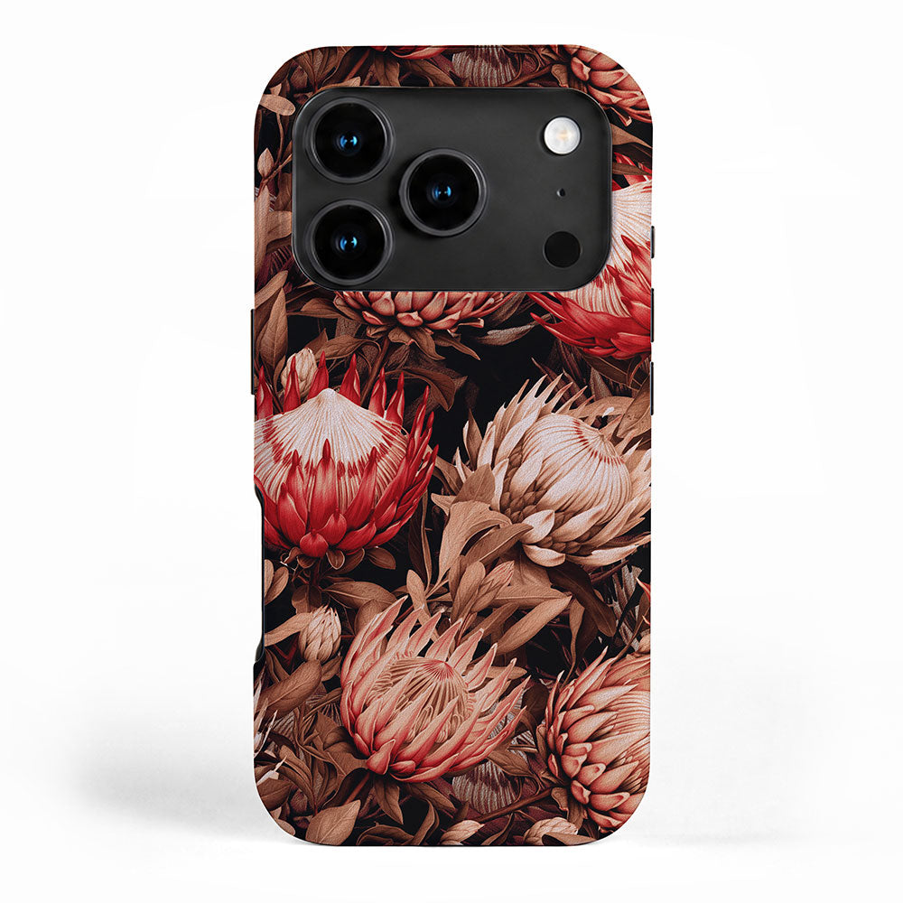 Protea Garden Night iPhone Case Gallery Image 1