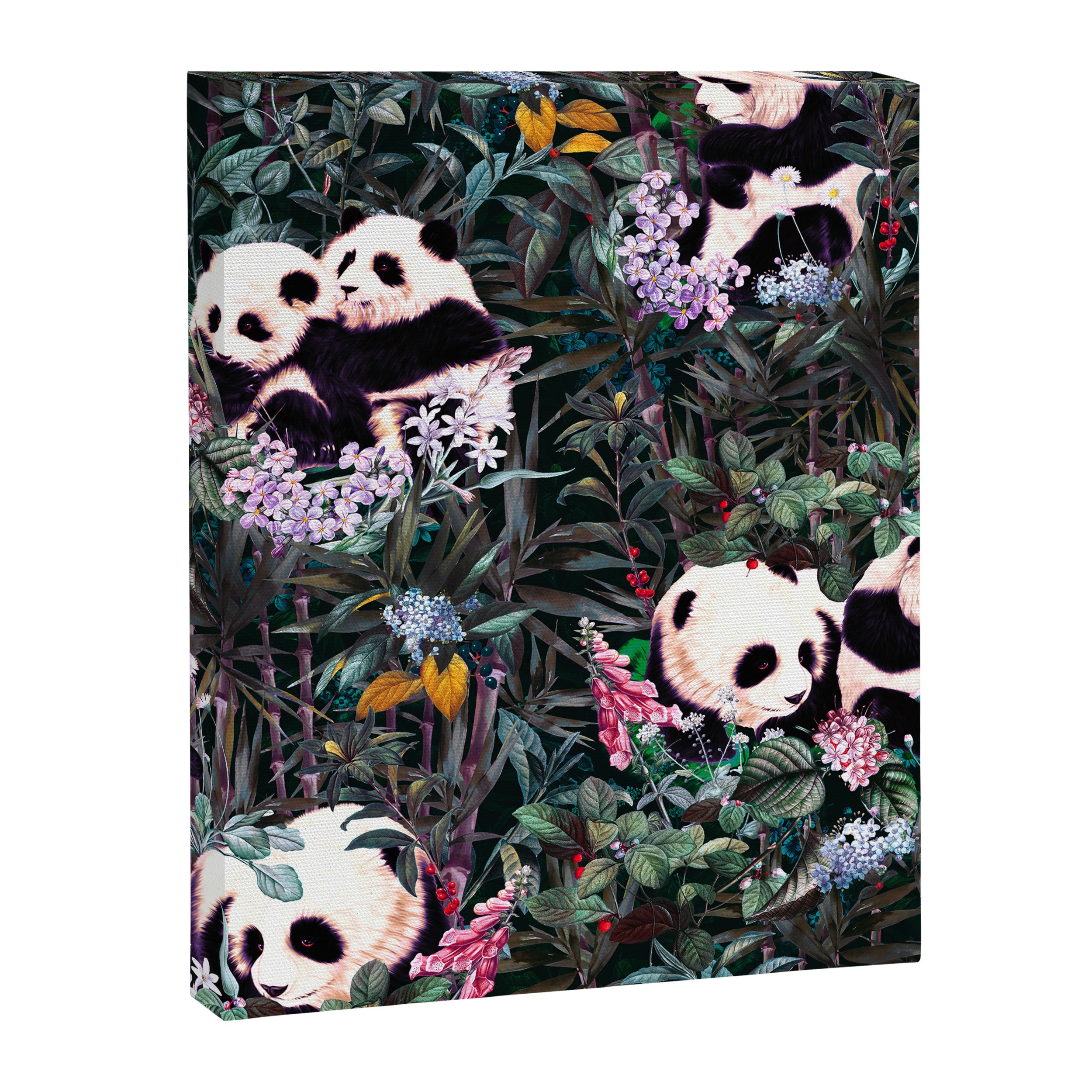 Rainforest Pandas Canvas Print Gallery Image 6
