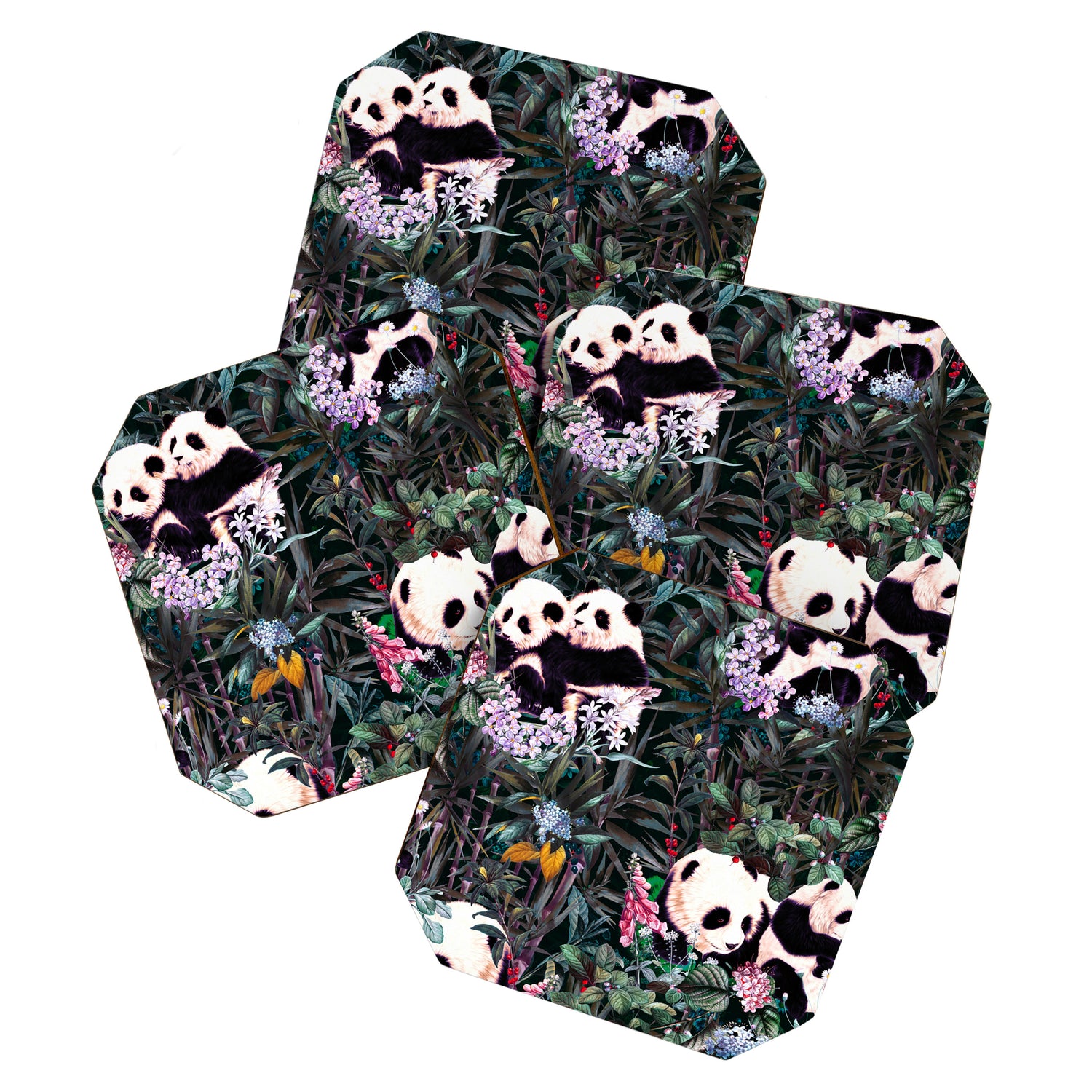 Rainforest Pandas Coaster Gallery Image 1