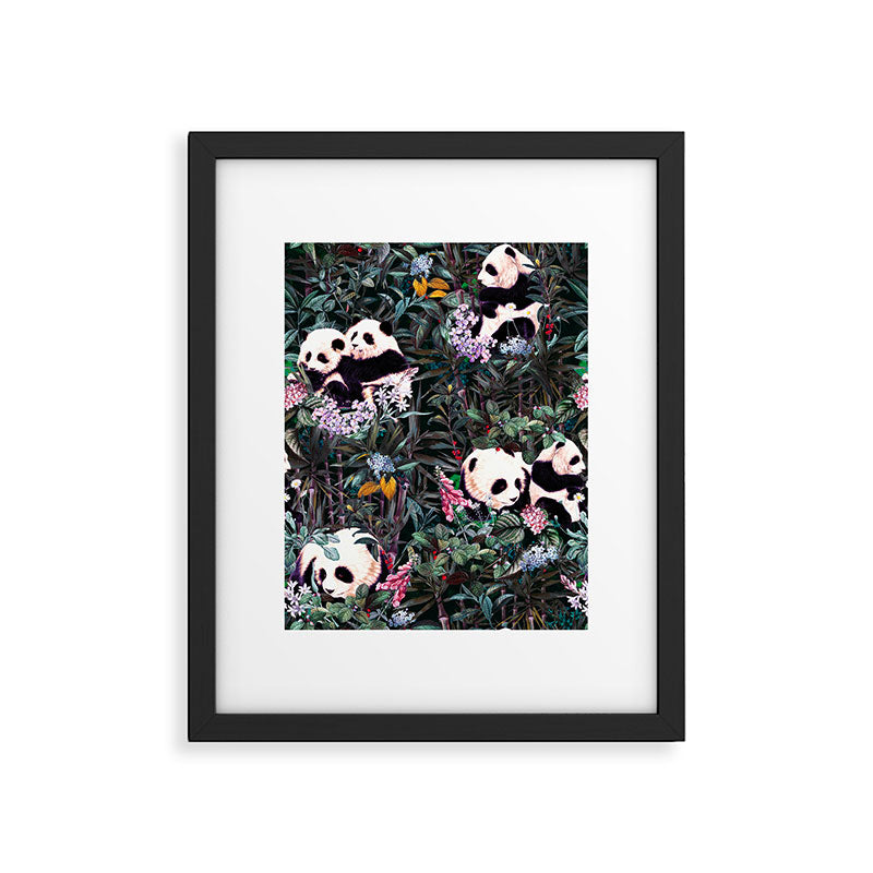 Rainforest Pandas Framed Art Print Gallery Image 5