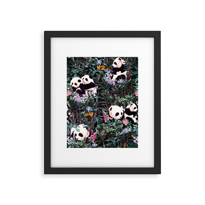 Rainforest Pandas Framed Art Print Gallery Image 1