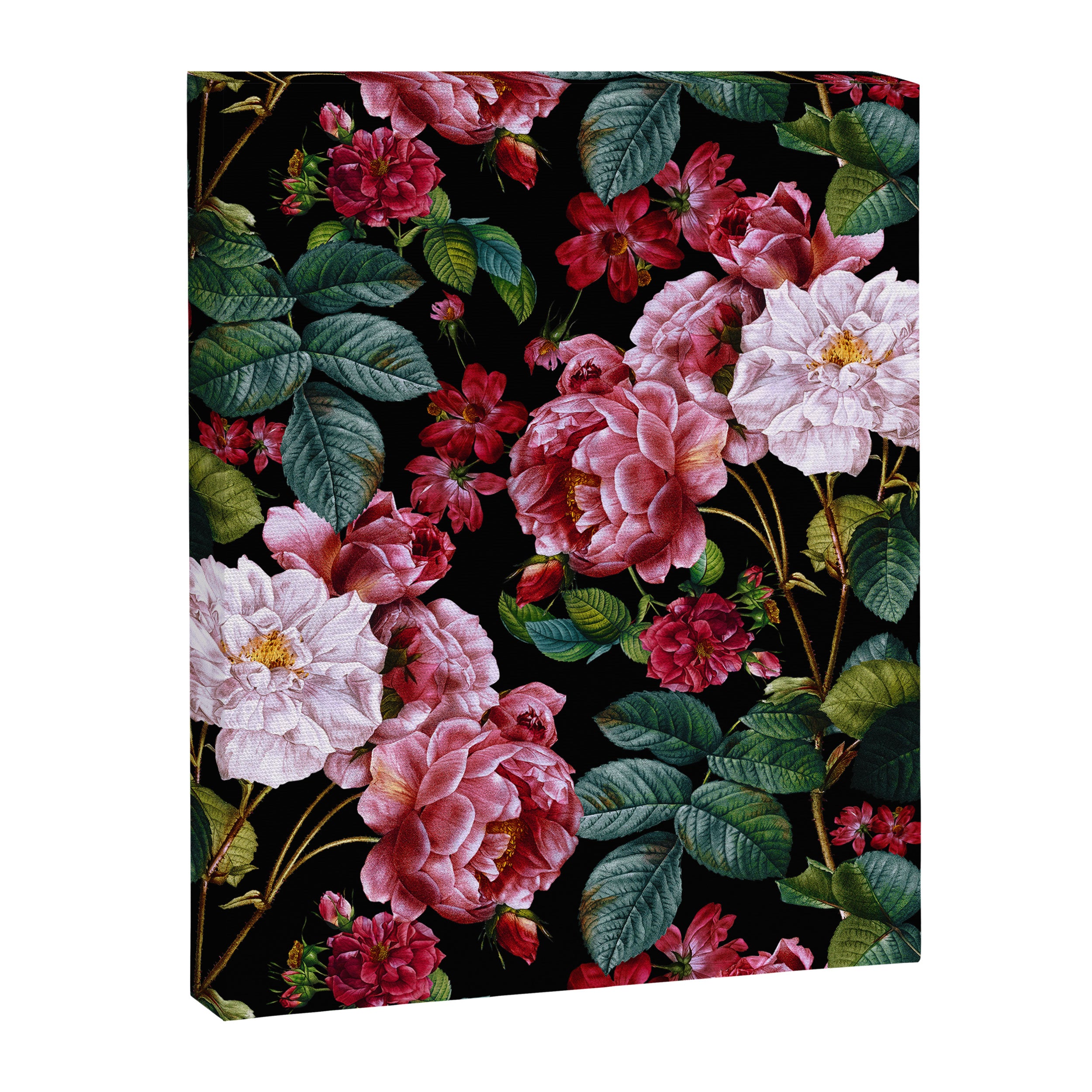 Red Floral Garden Canvas Print Gallery Image 6