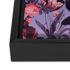 Romantic Floral Pattern Framed Canvas Print Gallery Image 3