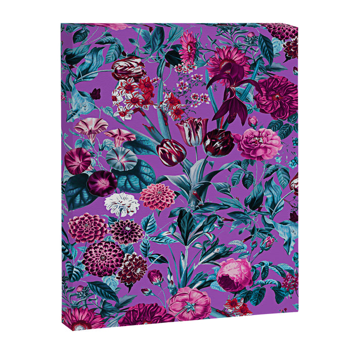 Romantic Floral Pattern Canvas Print Gallery Image 1