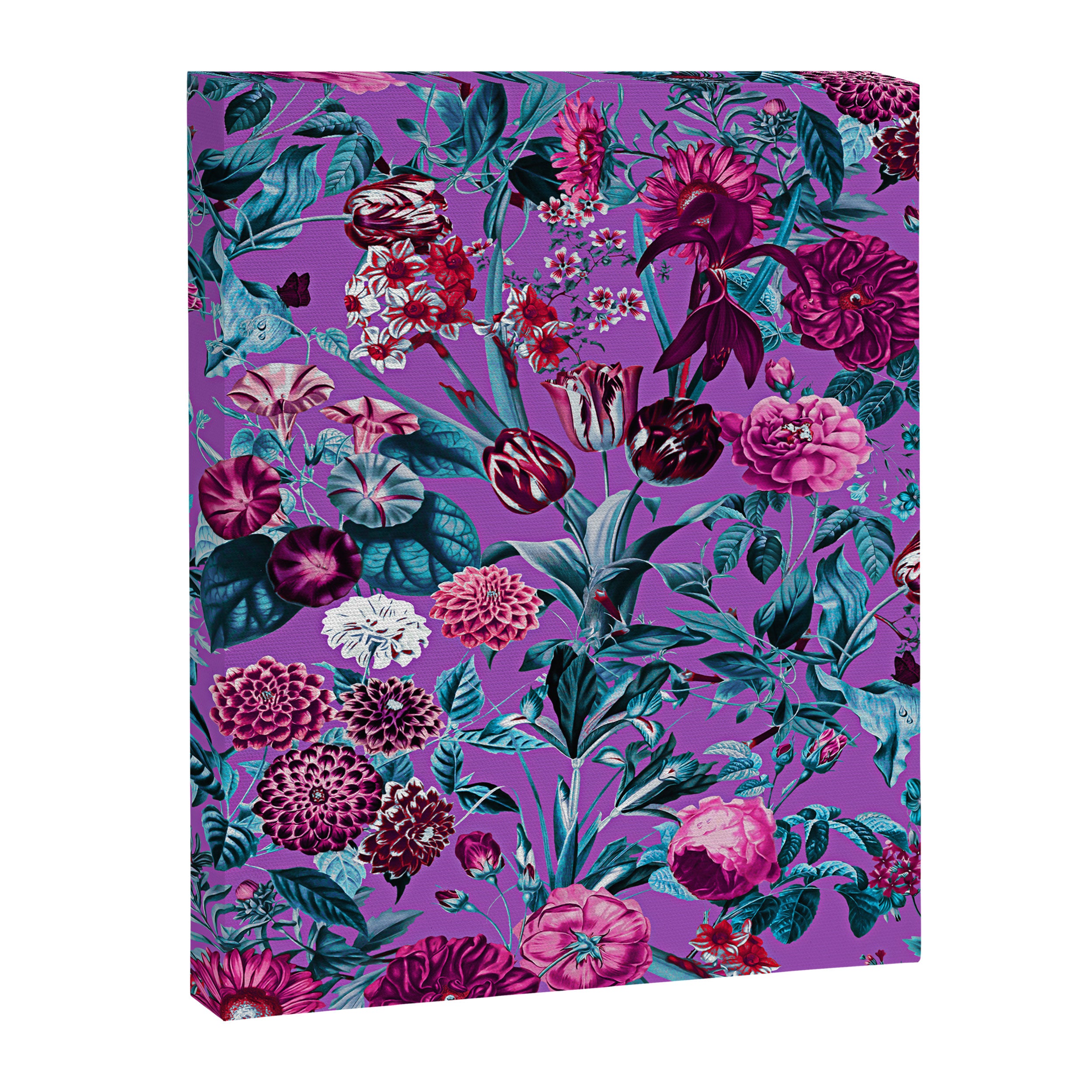 Romantic Floral Pattern Canvas Print Gallery Image 6