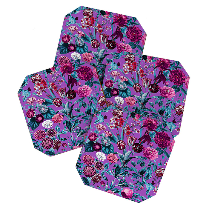 Romantic Floral Pattern Coaster Gallery Image 1
