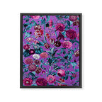 Romantic Floral Pattern Framed Canvas Print Gallery Image 6