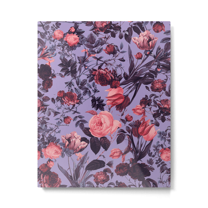 Romantic Floral Pattern Metal Print Gallery Image 1