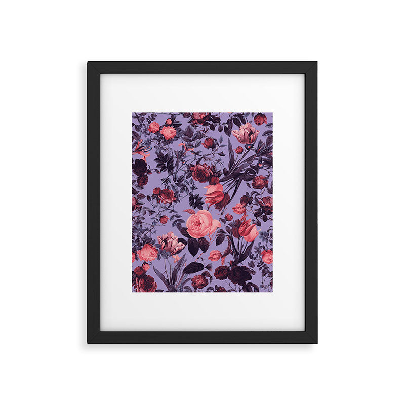 Romantic Floral Pattern Framed Art Print Gallery Image 5