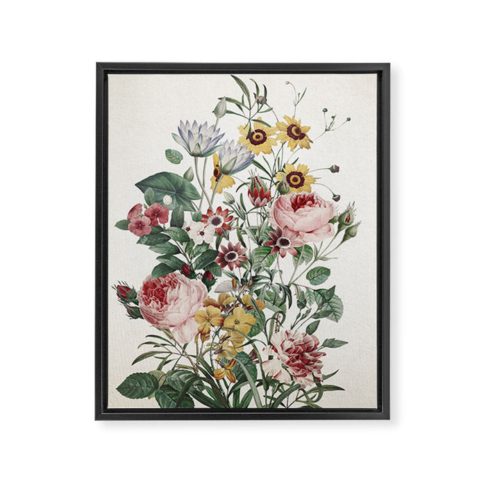Romantic Garden Framed Canvas Print Gallery Image 1