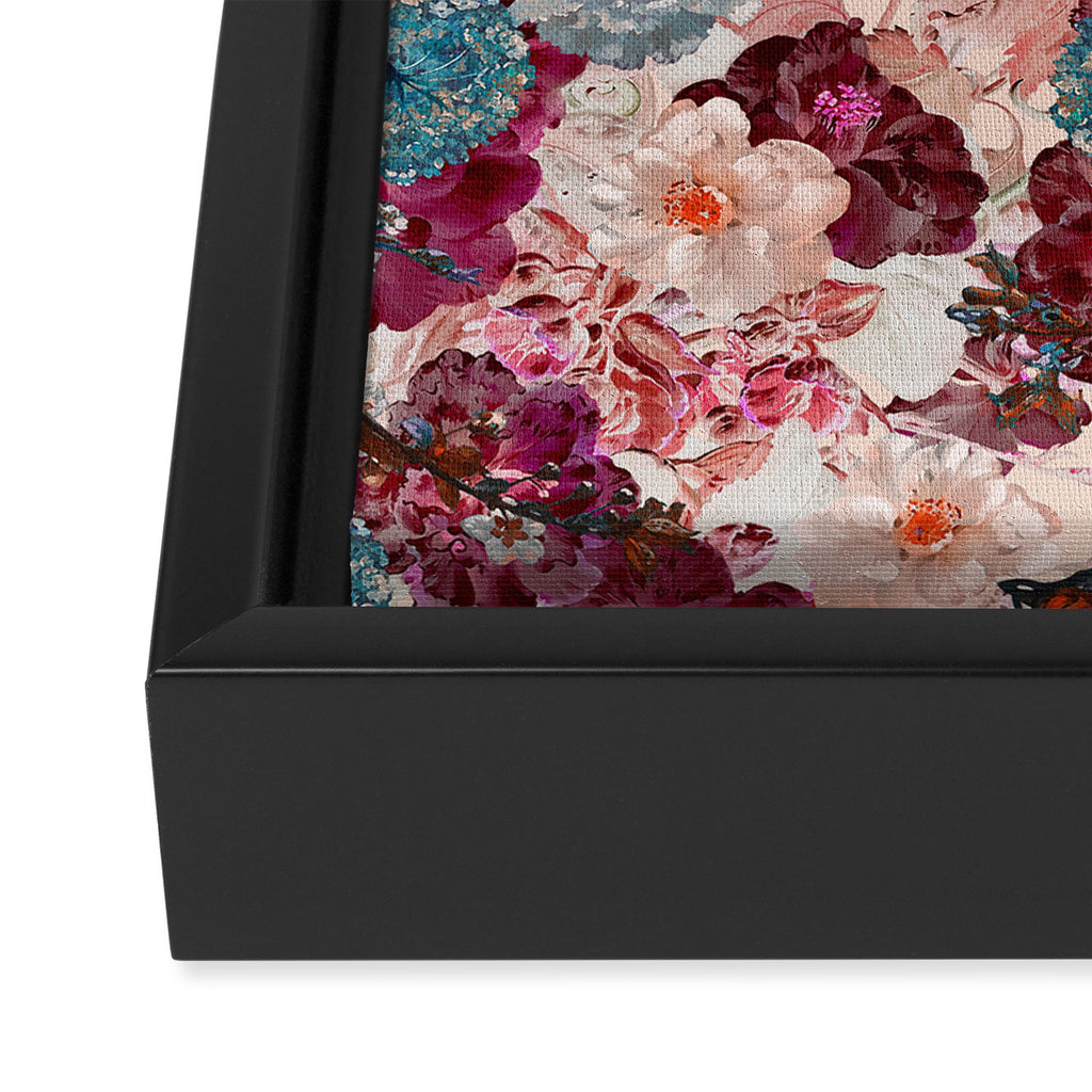 Romantic Garden XII Framed Canvas Print Gallery Image 3