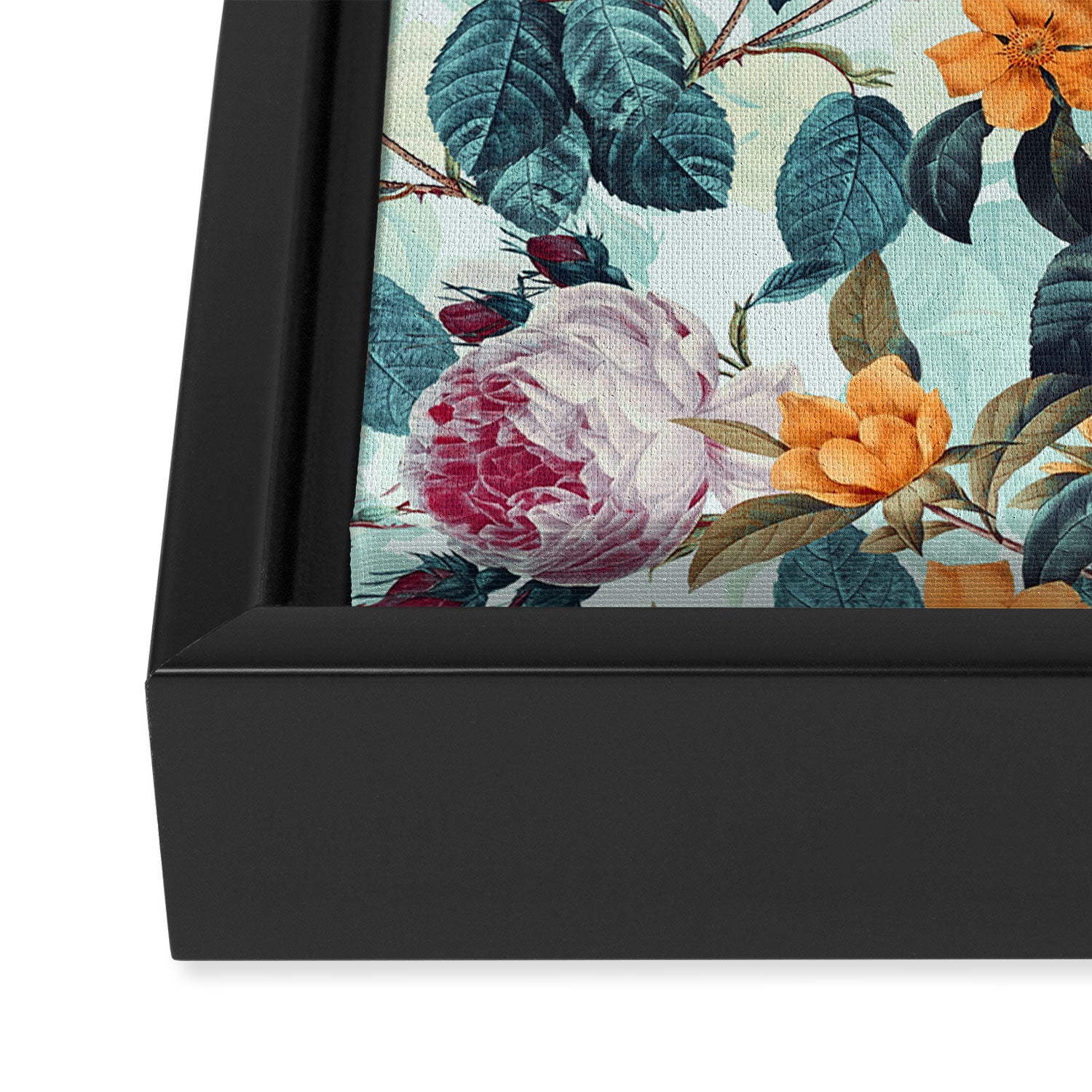 Rose Garden Framed Canvas Print Gallery Image 3