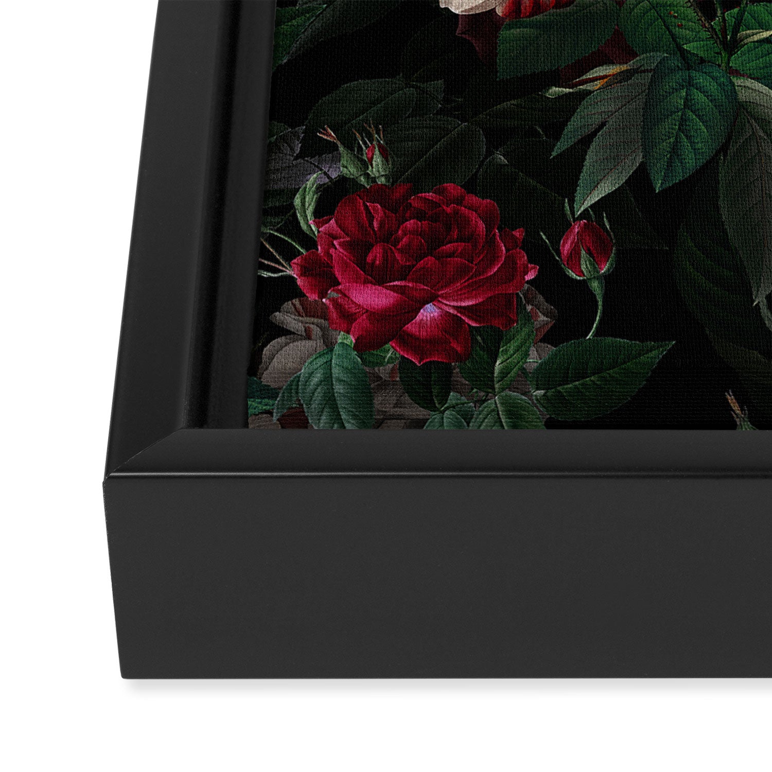 Rose Garden Framed Canvas Print Gallery Image 3