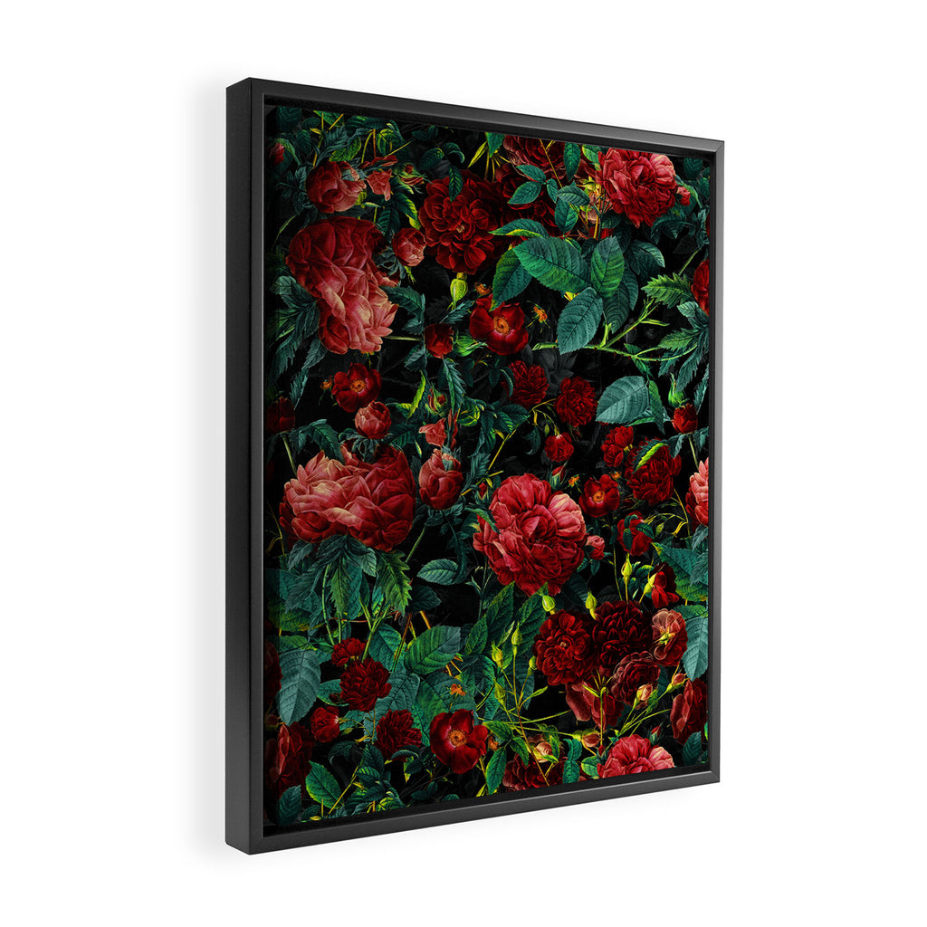 Rose Garden Framed Canvas Print Gallery Image 2