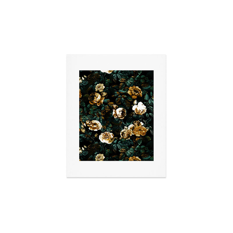 ROSE GARDEN - NIGHT Art Print Gallery Image 1