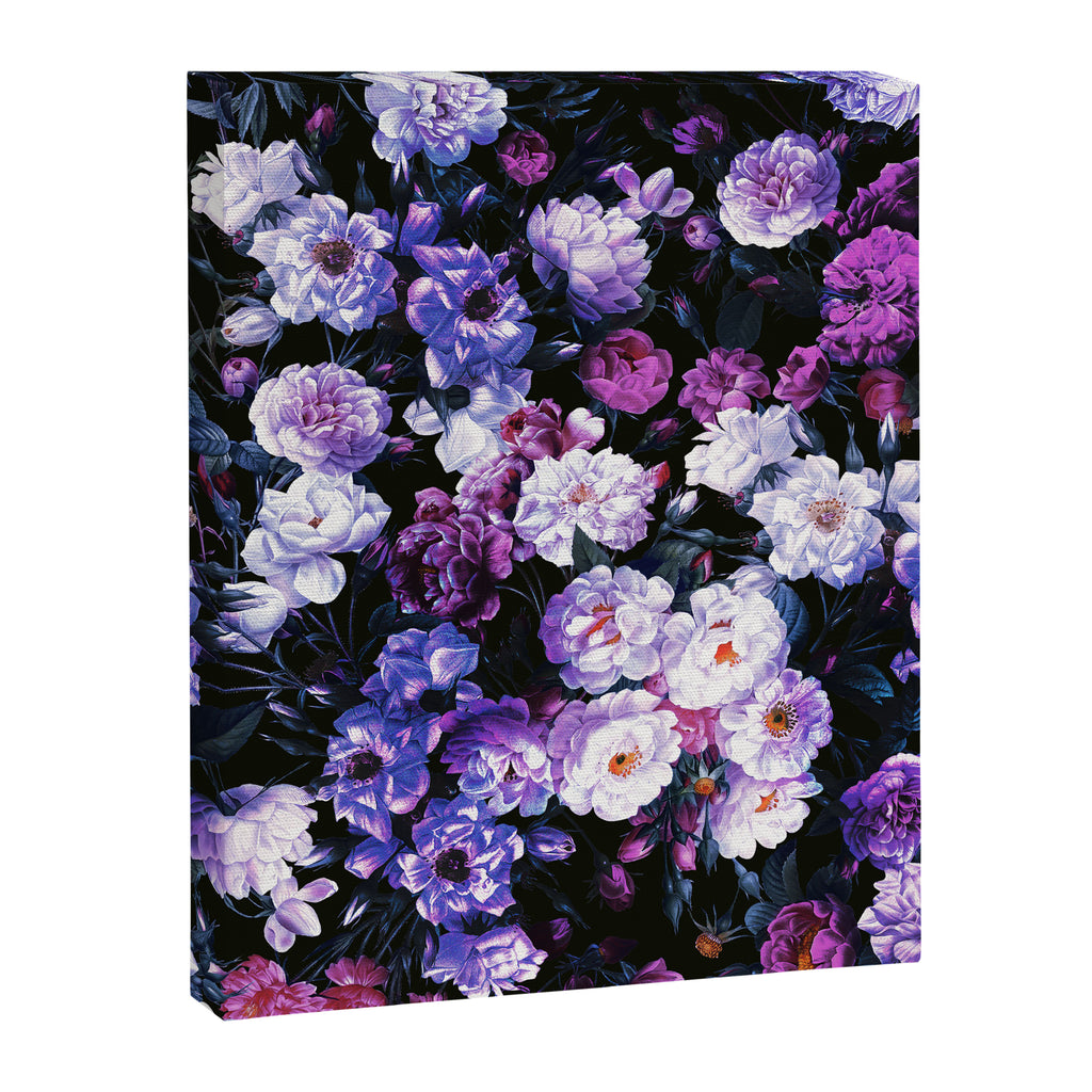 Rose Garden - Night III Canvas Print Gallery Image 6