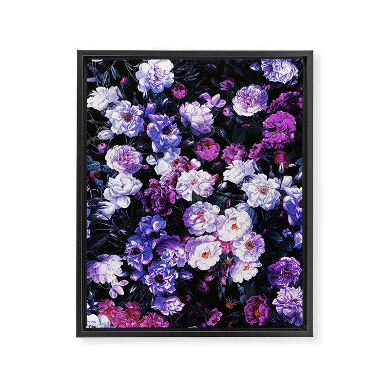 Rose Garden - Night III Framed Canvas Print Gallery Image 6