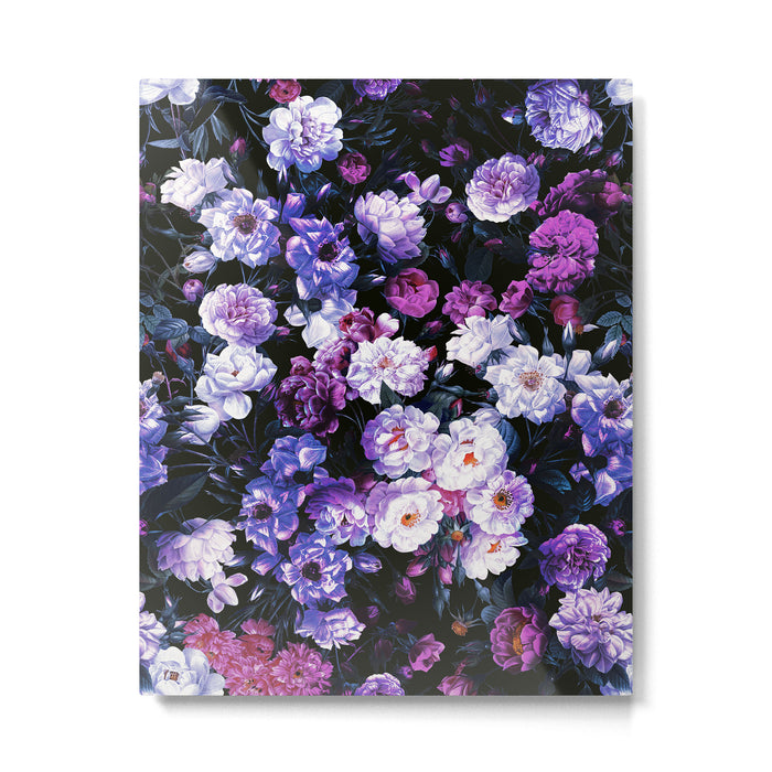 Rose Garden - Night III Metal Print Gallery Image 1