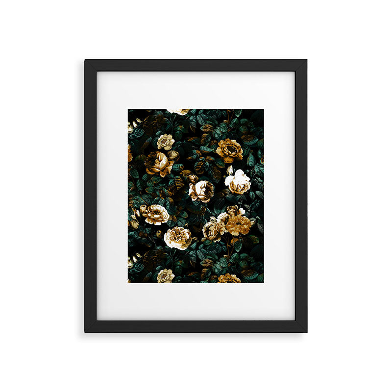 ROSE GARDEN - NIGHT Framed Art Print Gallery Image 5