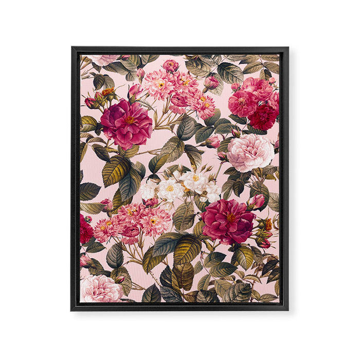 Rose Garden V Framed Canvas Print Gallery Image 1