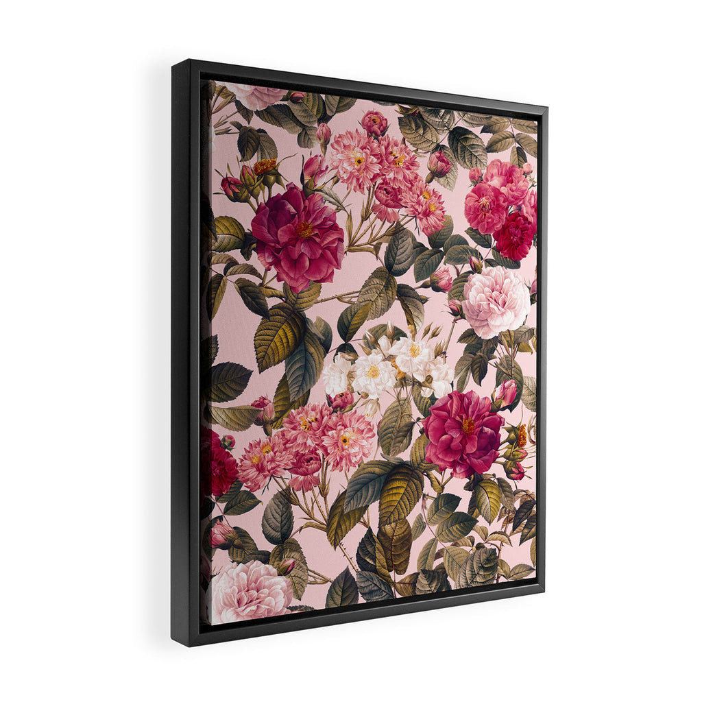 Rose Garden V Framed Canvas Print Gallery Image 2