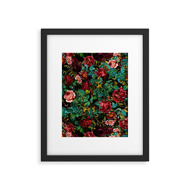 Rose Night Garden Framed Art Print Gallery Image 6