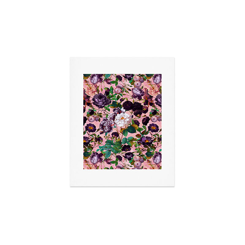 Rose Pink Garden Art Print Gallery Image 1