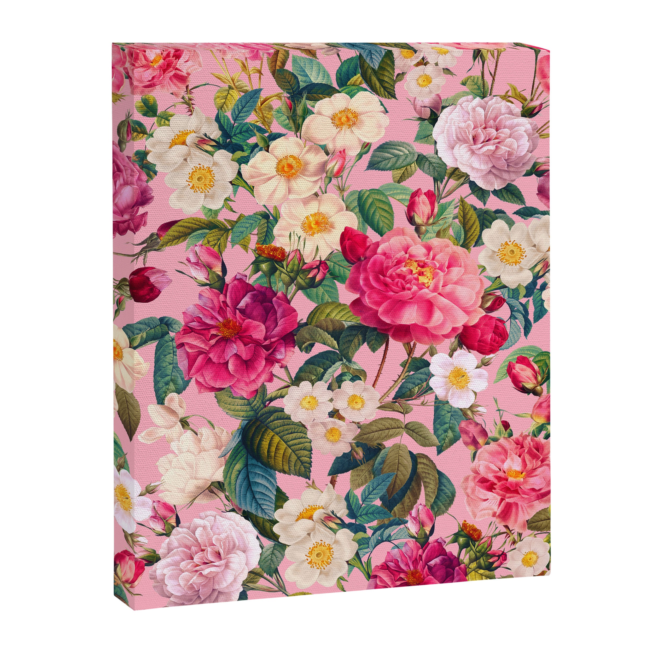 Rose Pink Garden II Canvas Print Gallery Image 6