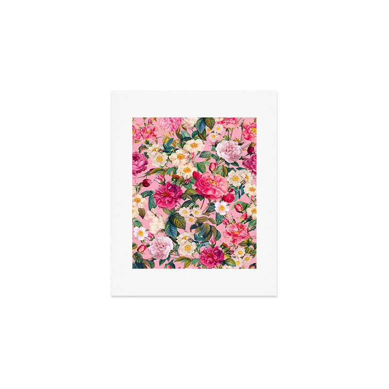 Rose Pink Garden II Art Print Gallery Image 1