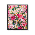Rose Pink Garden II Framed Canvas Print Gallery Image 6